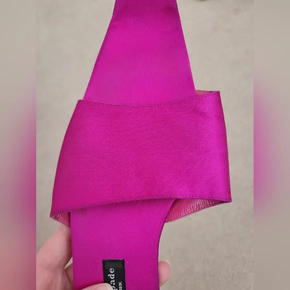Kate Spade Fuchsia Slides - Picture 6 of 8